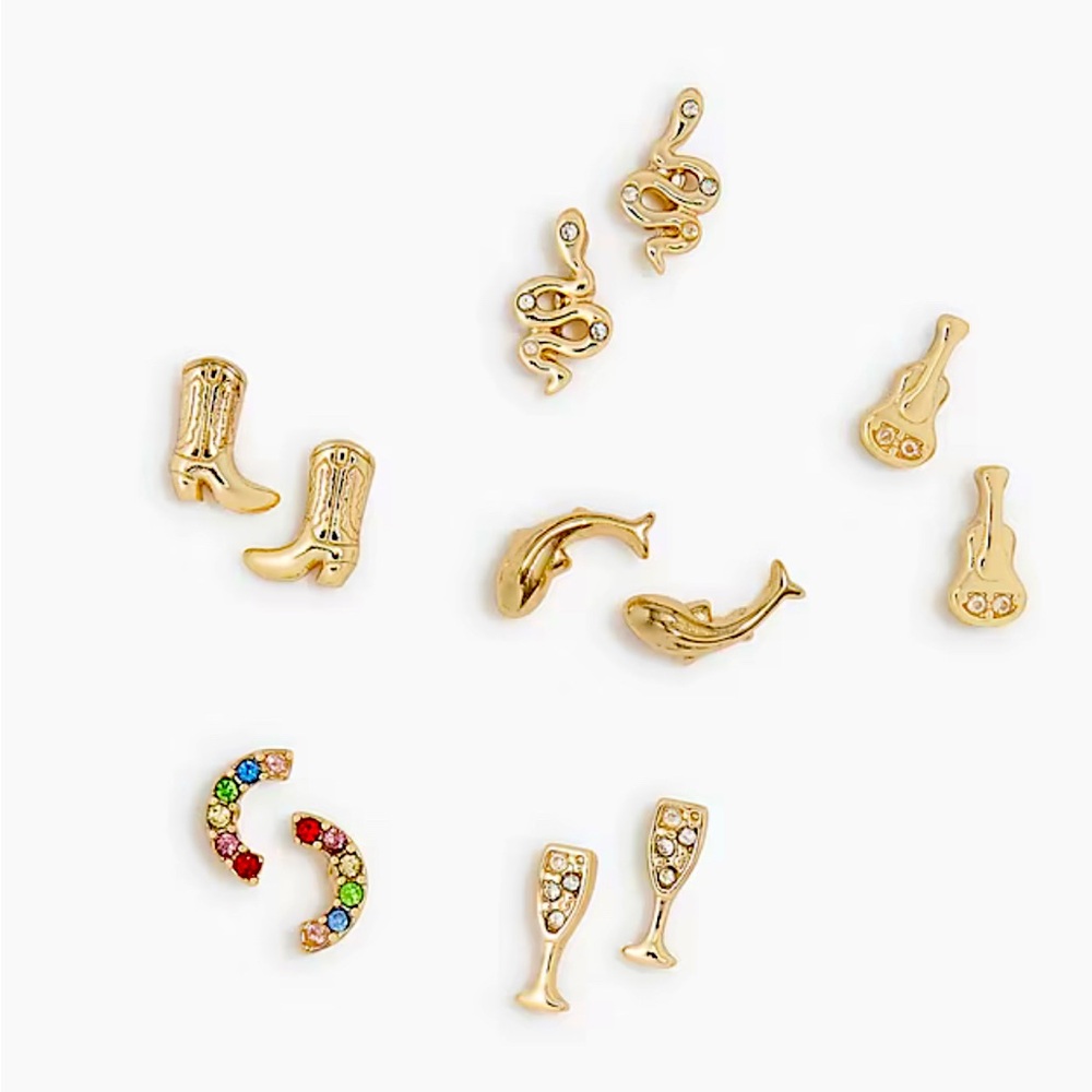 J. Crew Set of Six Icon Stud Earrings - HOST PICK
